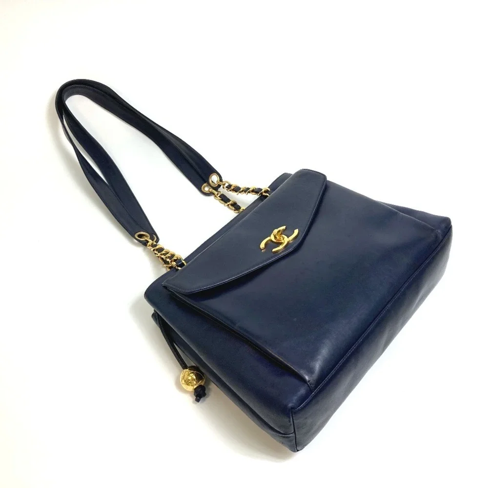 CHANEL Blue Shoulder Bag